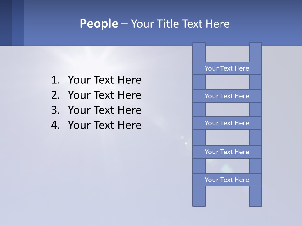 The Sun Is Shining Brightly In The Blue Sky PowerPoint Template