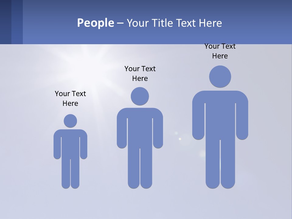 The Sun Is Shining Brightly In The Blue Sky PowerPoint Template