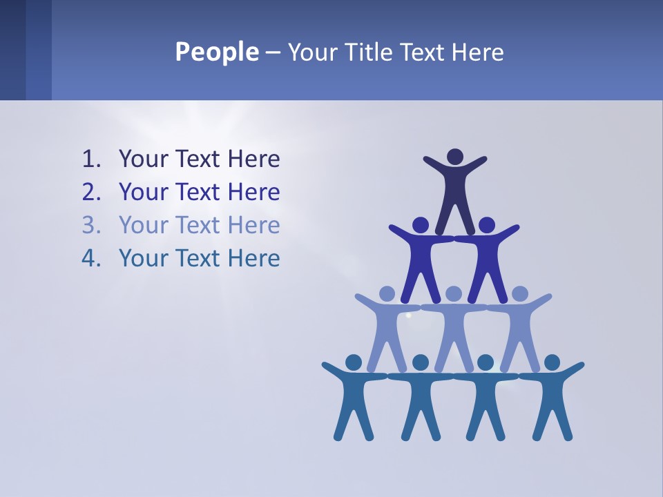 The Sun Is Shining Brightly In The Blue Sky PowerPoint Template