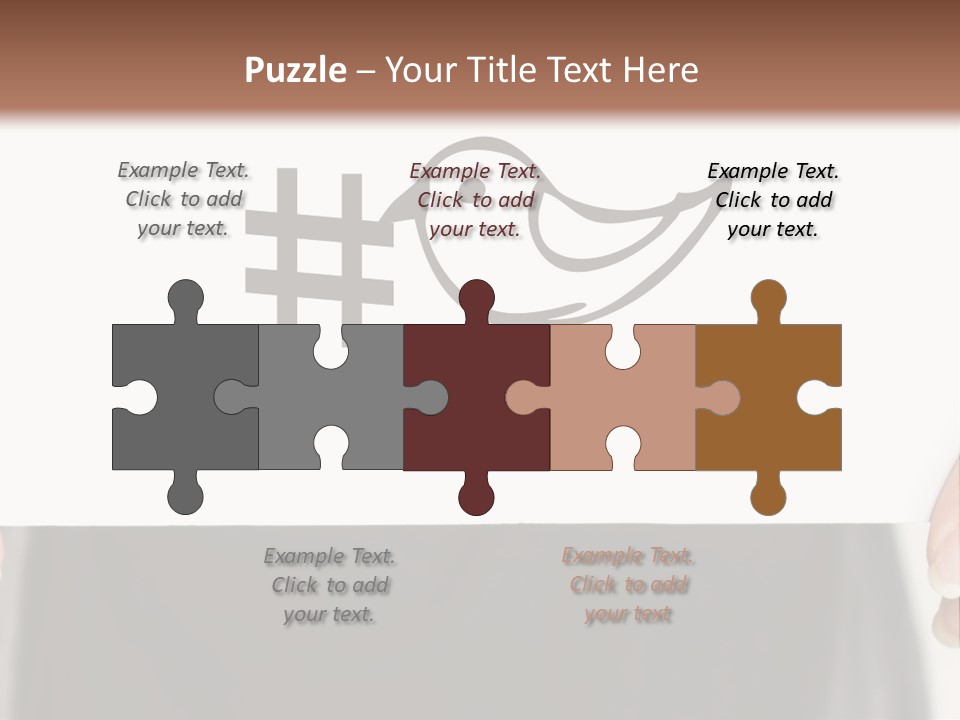 A Person Holding A Piece Of Paper With A Bird On It PowerPoint Template