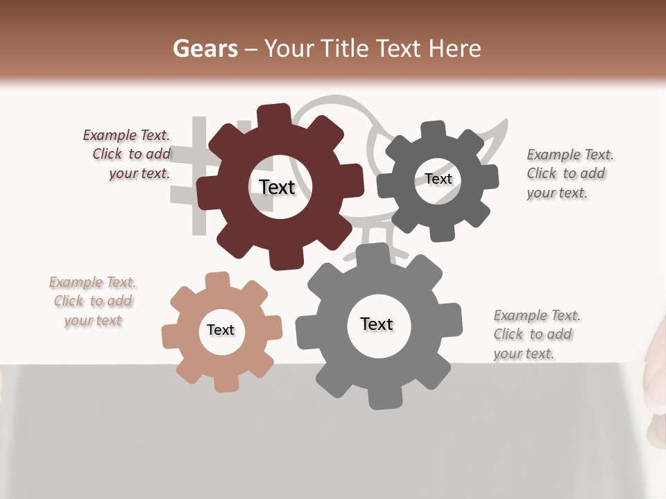 A Person Holding A Piece Of Paper With A Bird On It PowerPoint Template