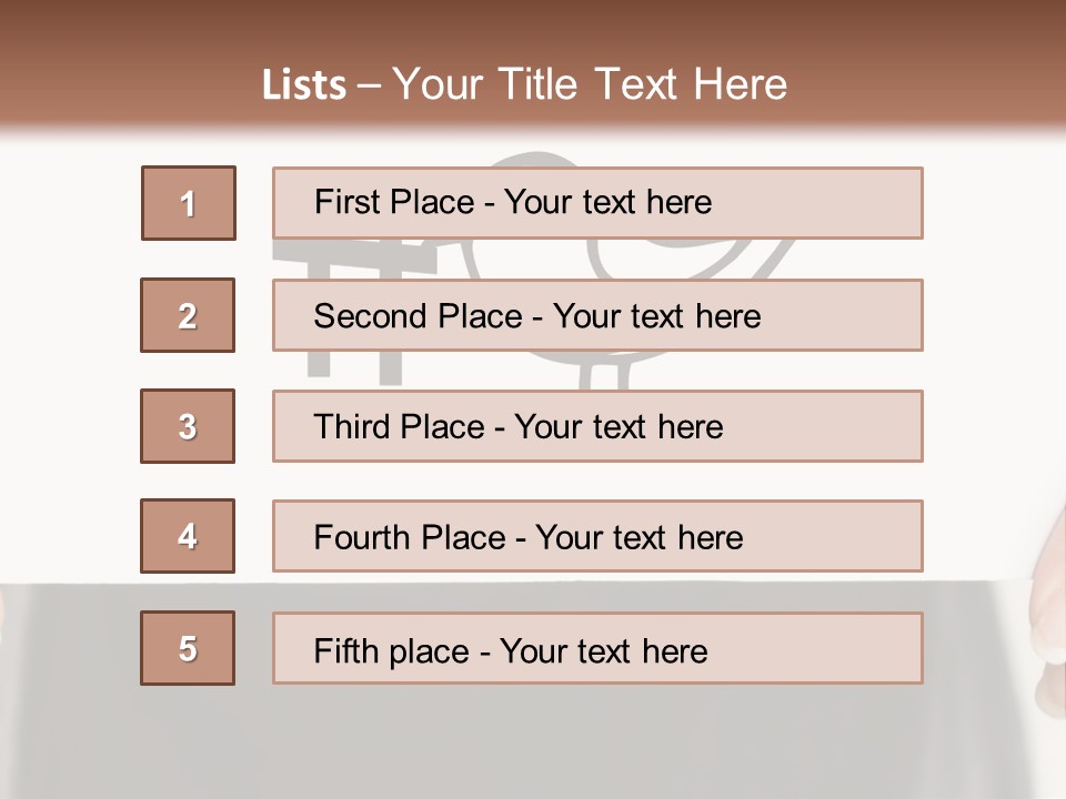 A Person Holding A Piece Of Paper With A Bird On It PowerPoint Template