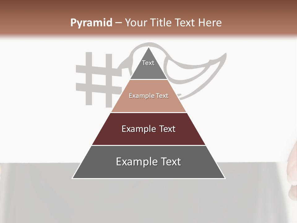 A Person Holding A Piece Of Paper With A Bird On It PowerPoint Template