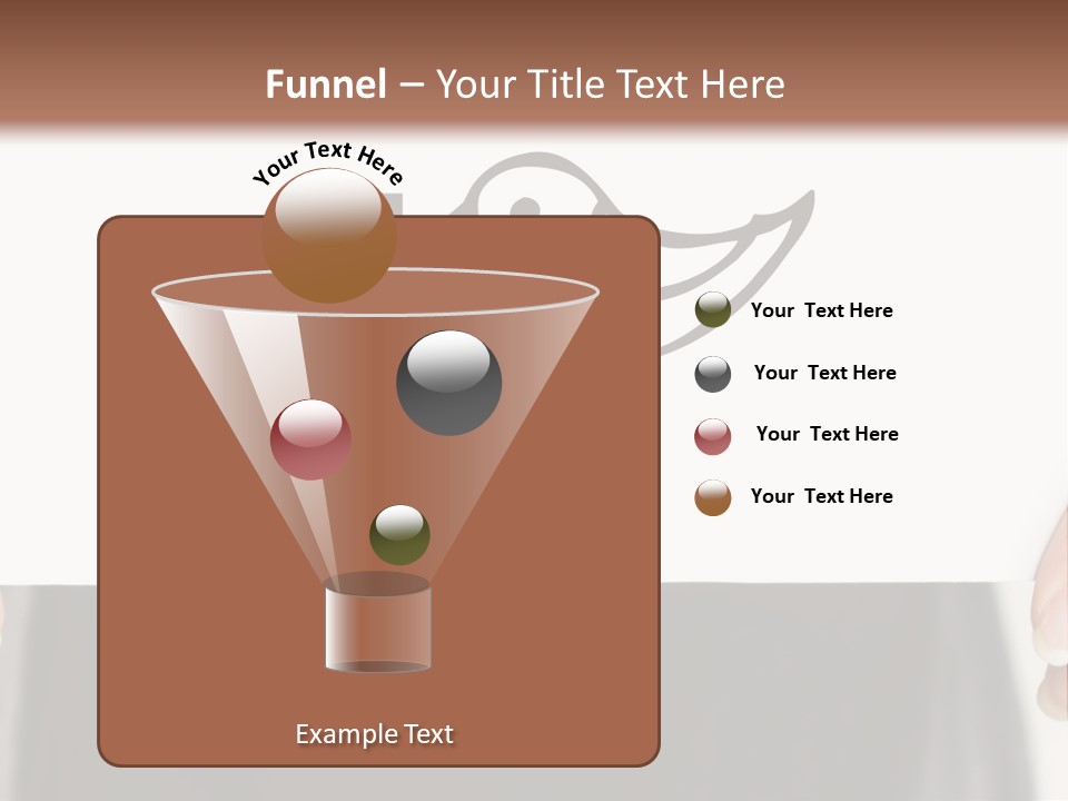 A Person Holding A Piece Of Paper With A Bird On It PowerPoint Template