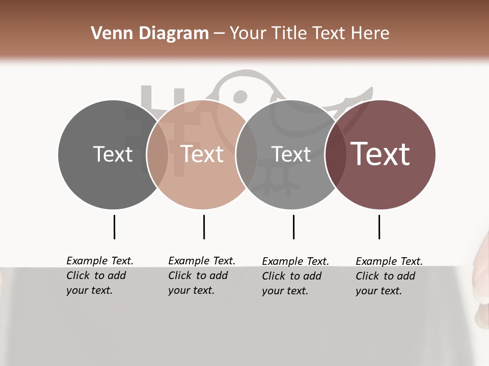 A Person Holding A Piece Of Paper With A Bird On It PowerPoint Template