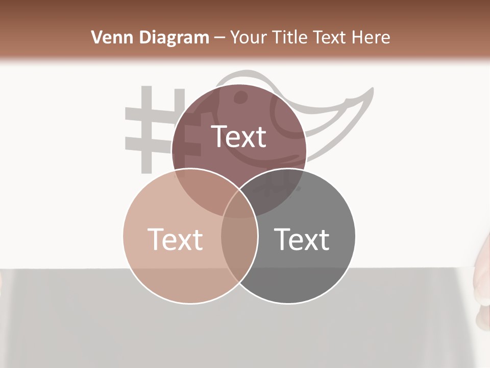 A Person Holding A Piece Of Paper With A Bird On It PowerPoint Template