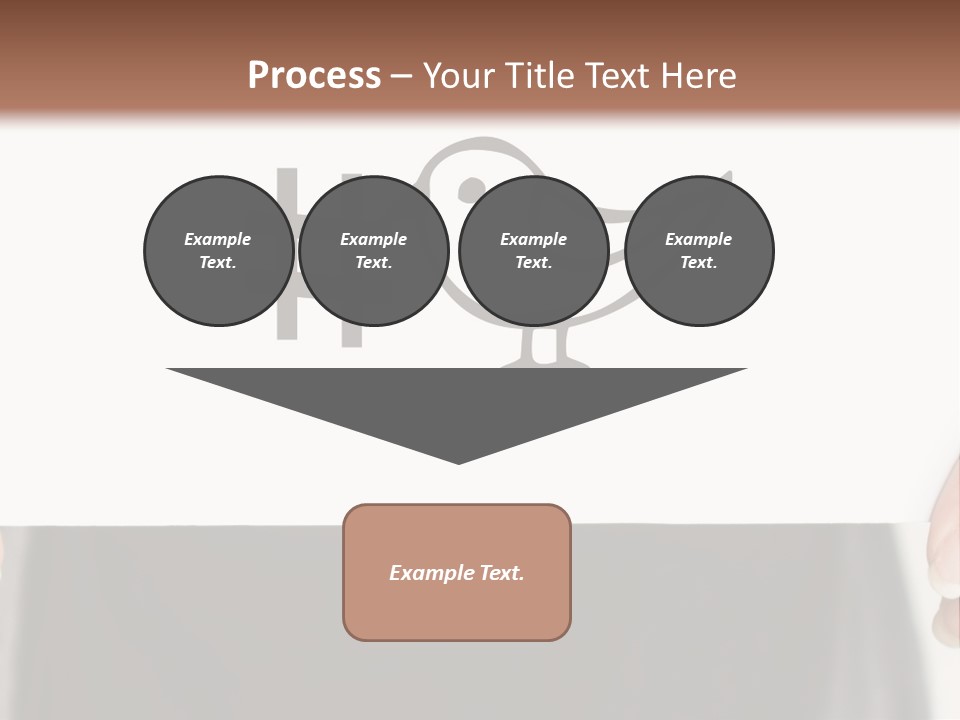 A Person Holding A Piece Of Paper With A Bird On It PowerPoint Template