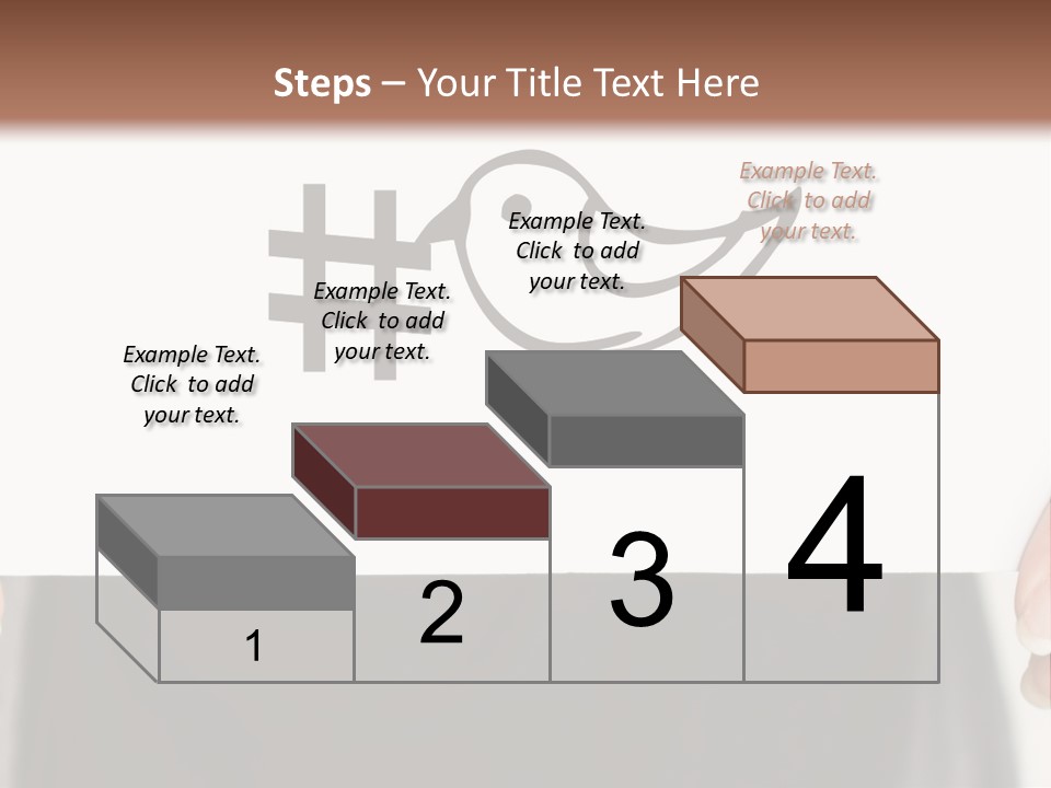 A Person Holding A Piece Of Paper With A Bird On It PowerPoint Template