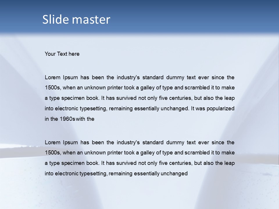 A Vase With A Fish Inside Of It On A Blue Background PowerPoint Template