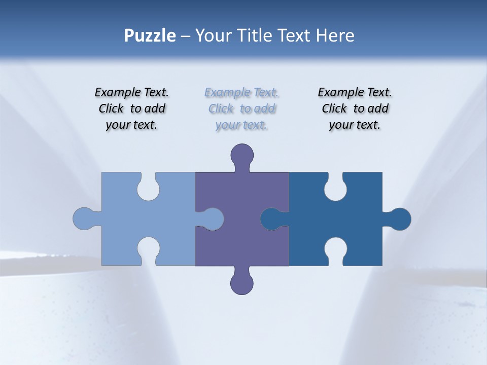 A Vase With A Fish Inside Of It On A Blue Background PowerPoint Template