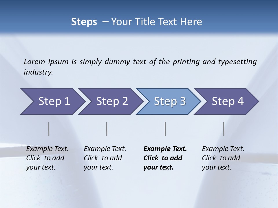 A Vase With A Fish Inside Of It On A Blue Background PowerPoint Template