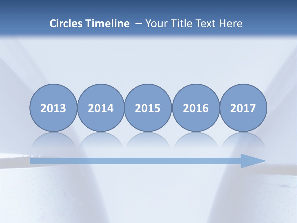 A Vase With A Fish Inside Of It On A Blue Background PowerPoint Template