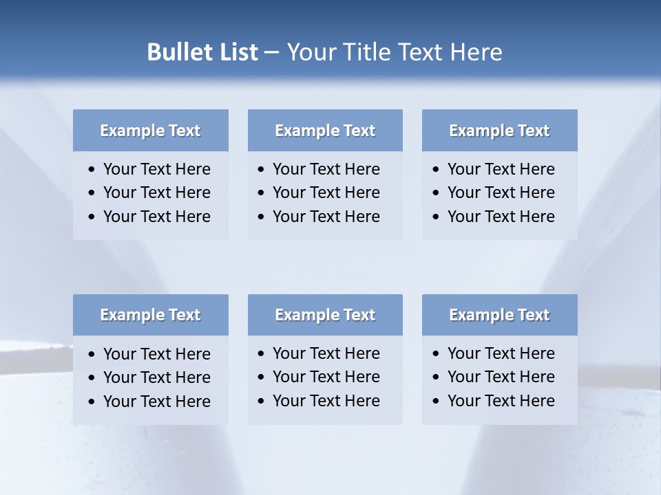 A Vase With A Fish Inside Of It On A Blue Background PowerPoint Template