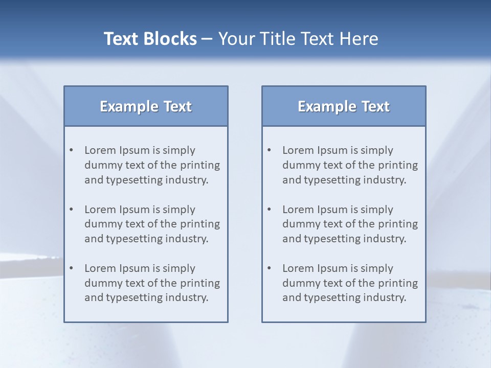 A Vase With A Fish Inside Of It On A Blue Background PowerPoint Template