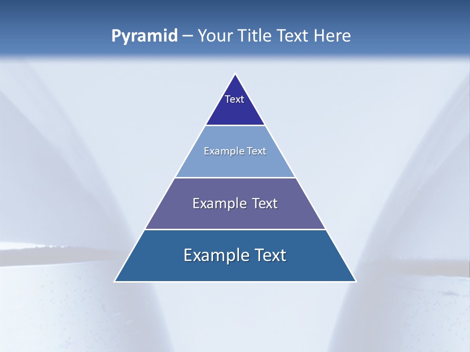 A Vase With A Fish Inside Of It On A Blue Background PowerPoint Template