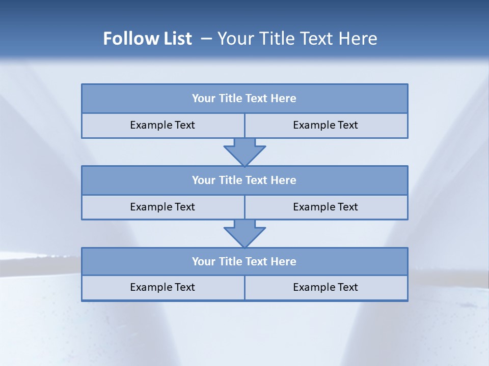 A Vase With A Fish Inside Of It On A Blue Background PowerPoint Template