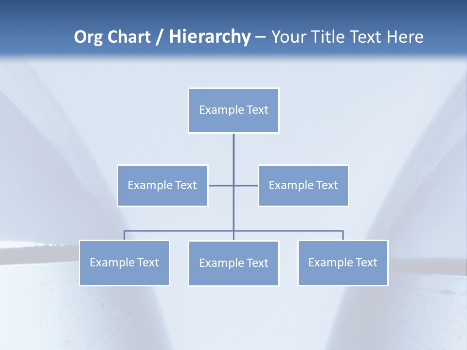 A Vase With A Fish Inside Of It On A Blue Background PowerPoint Template