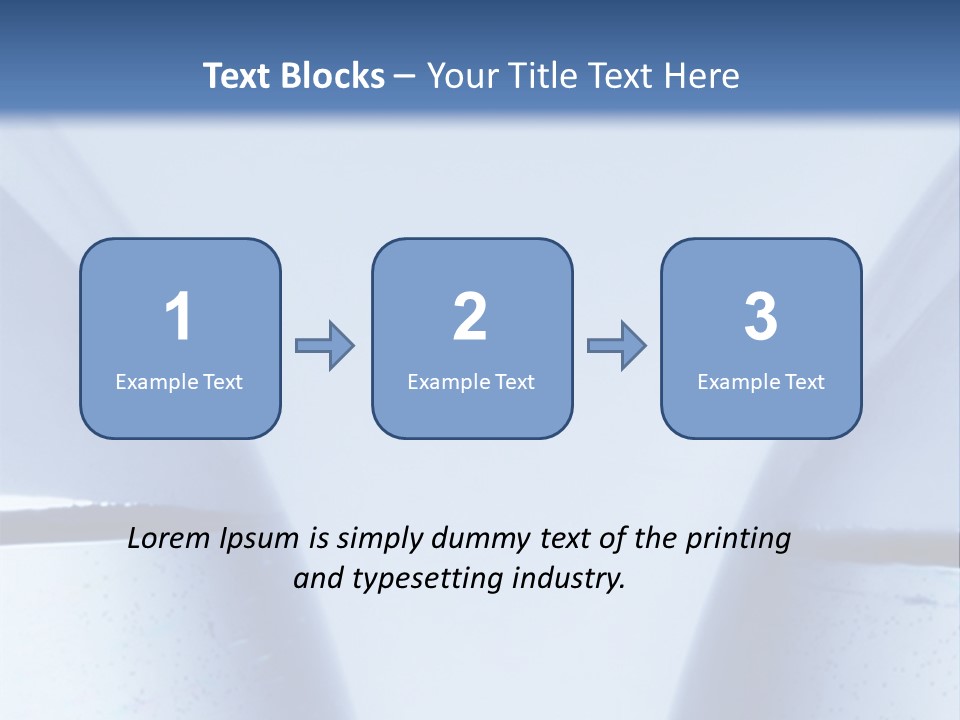 A Vase With A Fish Inside Of It On A Blue Background PowerPoint Template