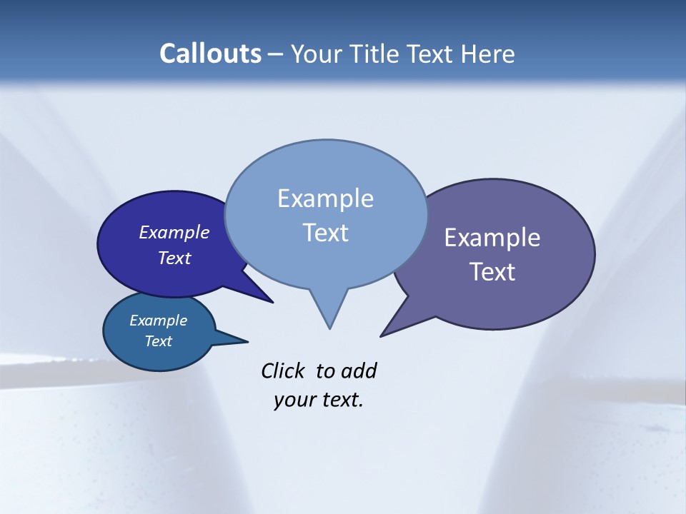 A Vase With A Fish Inside Of It On A Blue Background PowerPoint Template