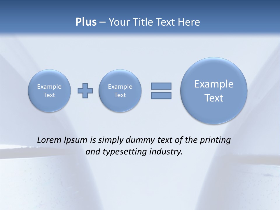 A Vase With A Fish Inside Of It On A Blue Background PowerPoint Template