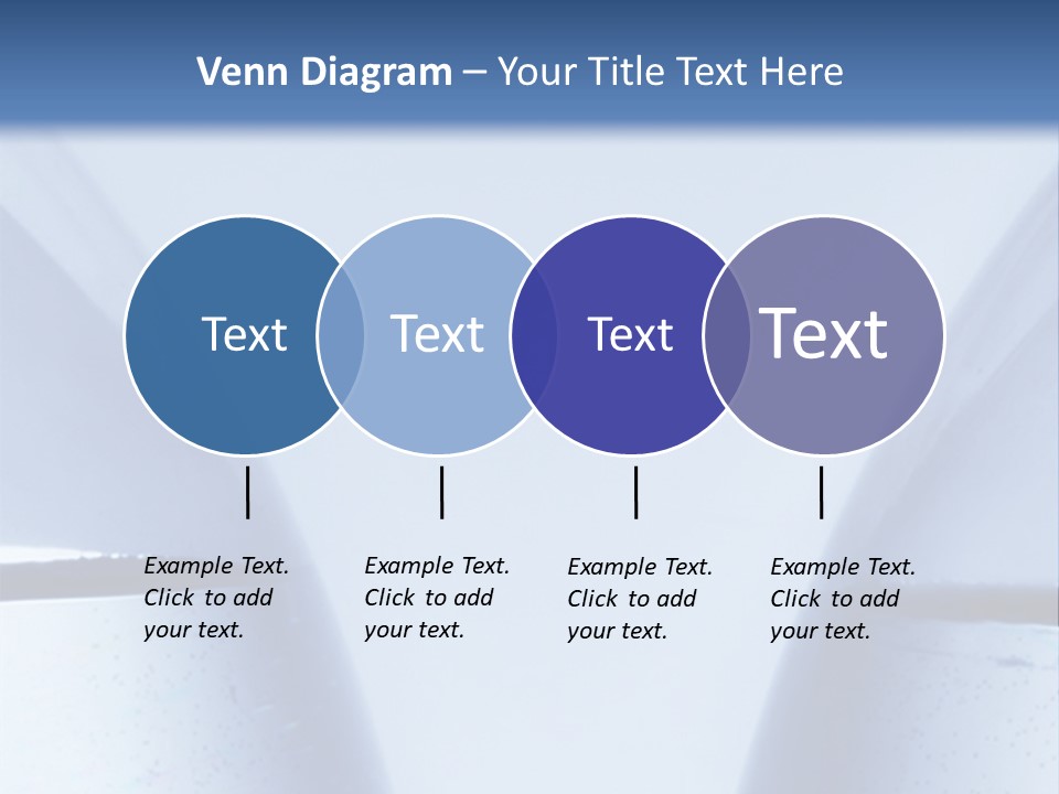 A Vase With A Fish Inside Of It On A Blue Background PowerPoint Template