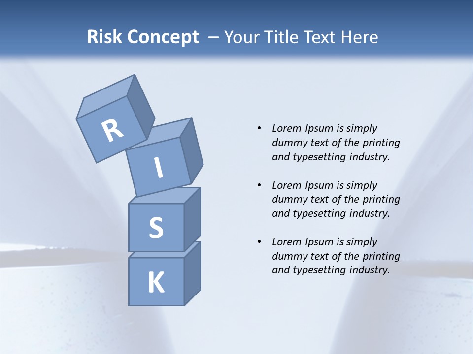 A Vase With A Fish Inside Of It On A Blue Background PowerPoint Template