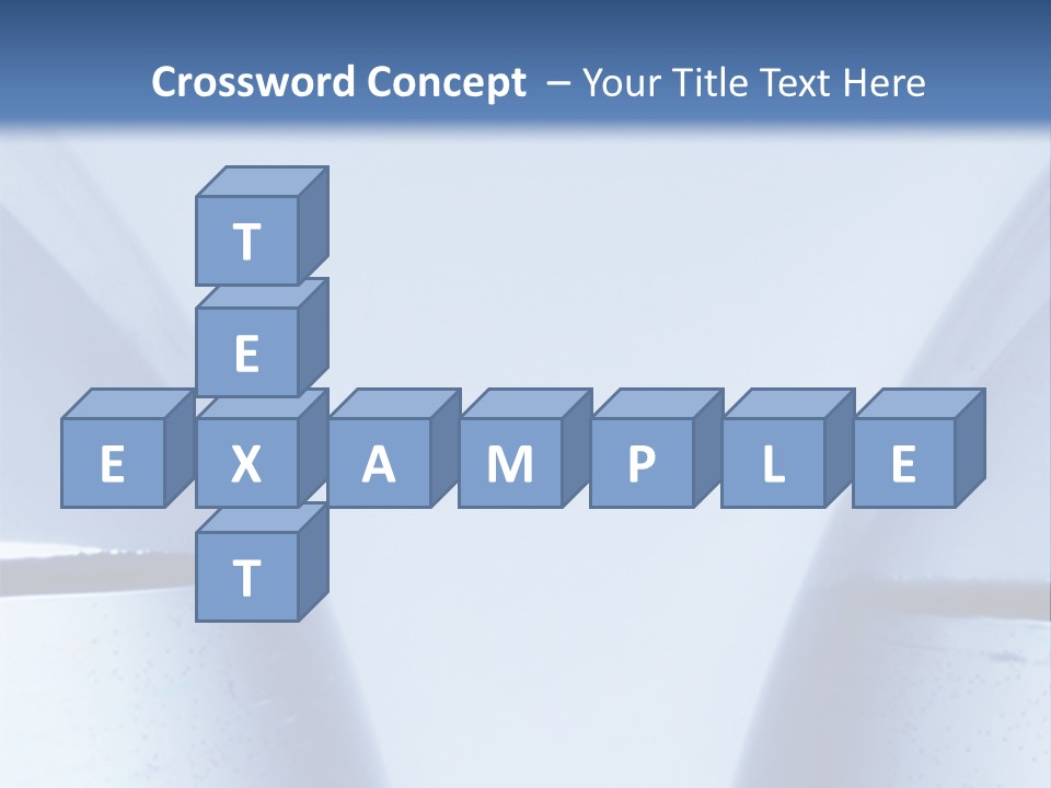 A Vase With A Fish Inside Of It On A Blue Background PowerPoint Template