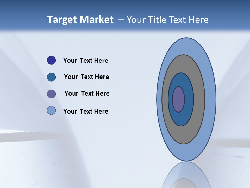 A Vase With A Fish Inside Of It On A Blue Background PowerPoint Template