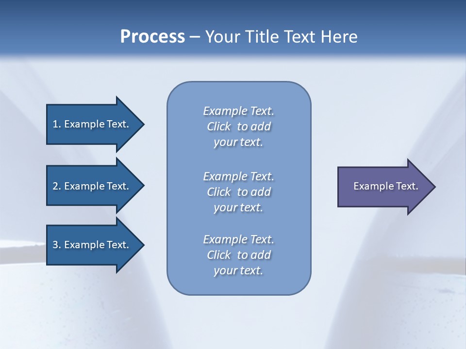 A Vase With A Fish Inside Of It On A Blue Background PowerPoint Template