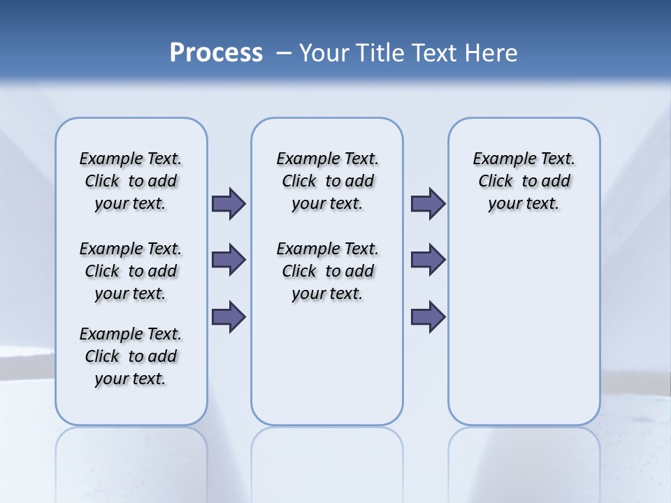 A Vase With A Fish Inside Of It On A Blue Background PowerPoint Template