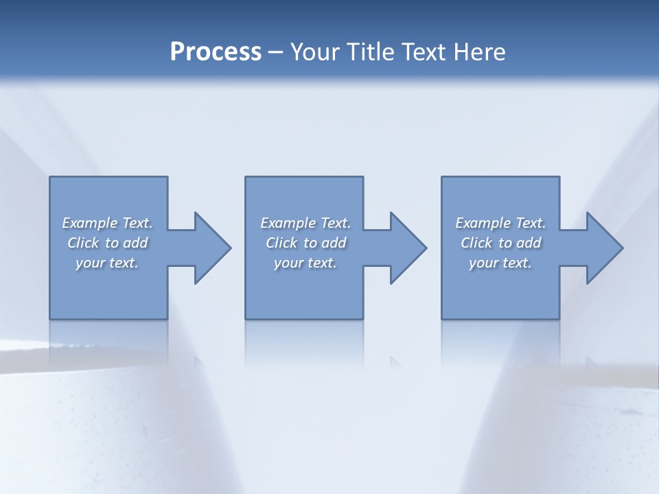 A Vase With A Fish Inside Of It On A Blue Background PowerPoint Template