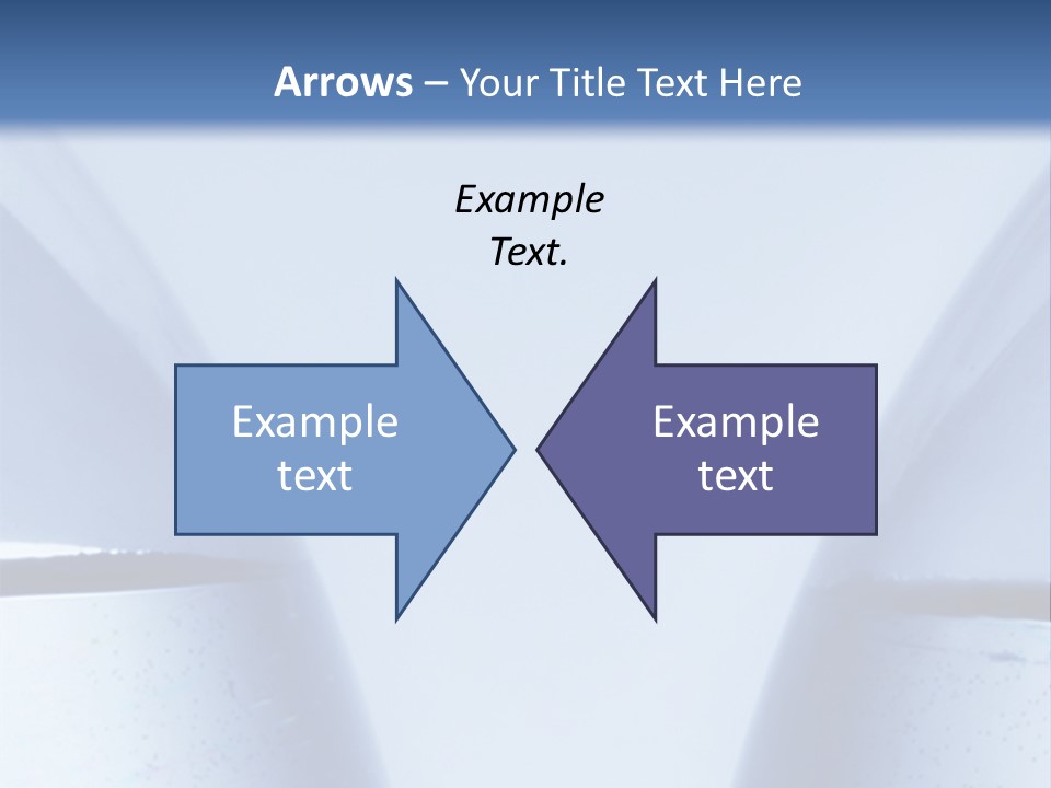 A Vase With A Fish Inside Of It On A Blue Background PowerPoint Template