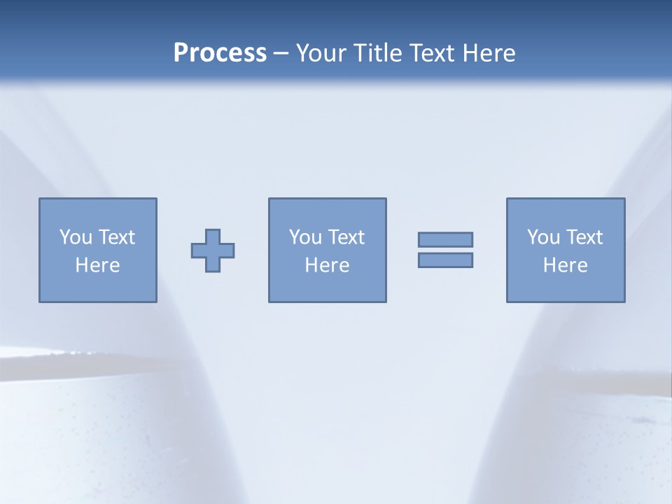 A Vase With A Fish Inside Of It On A Blue Background PowerPoint Template