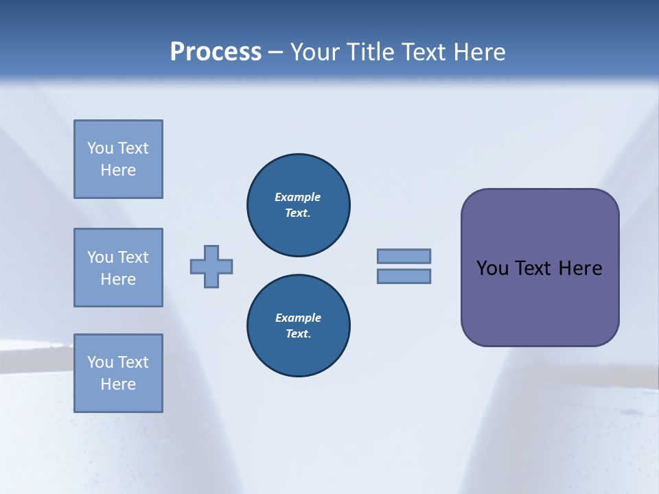 A Vase With A Fish Inside Of It On A Blue Background PowerPoint Template