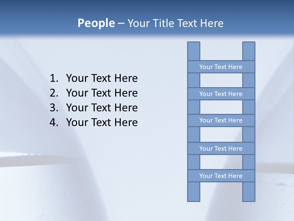 A Vase With A Fish Inside Of It On A Blue Background PowerPoint Template