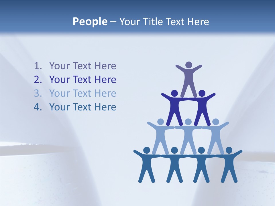 A Vase With A Fish Inside Of It On A Blue Background PowerPoint Template