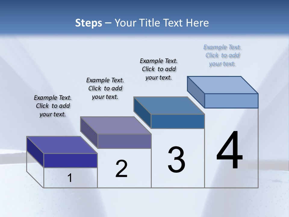 A Vase With A Fish Inside Of It On A Blue Background PowerPoint Template