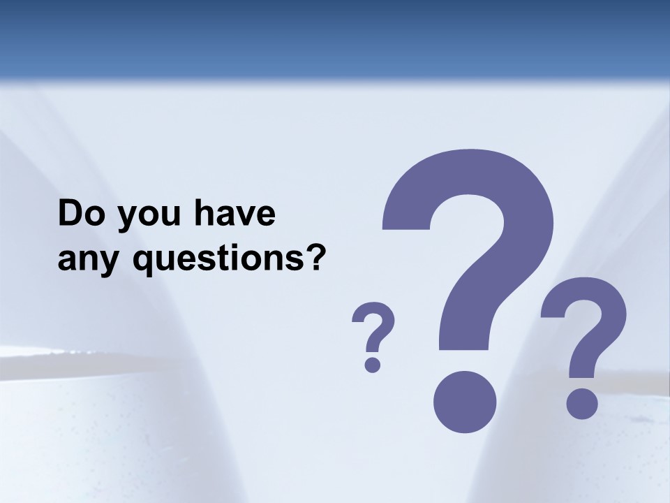 A Vase With A Fish Inside Of It On A Blue Background PowerPoint Template