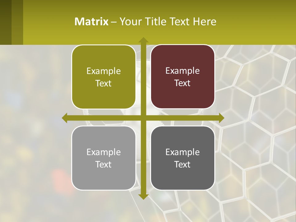 A Soccer Ball In The Net With A Crowd In The Background PowerPoint Template