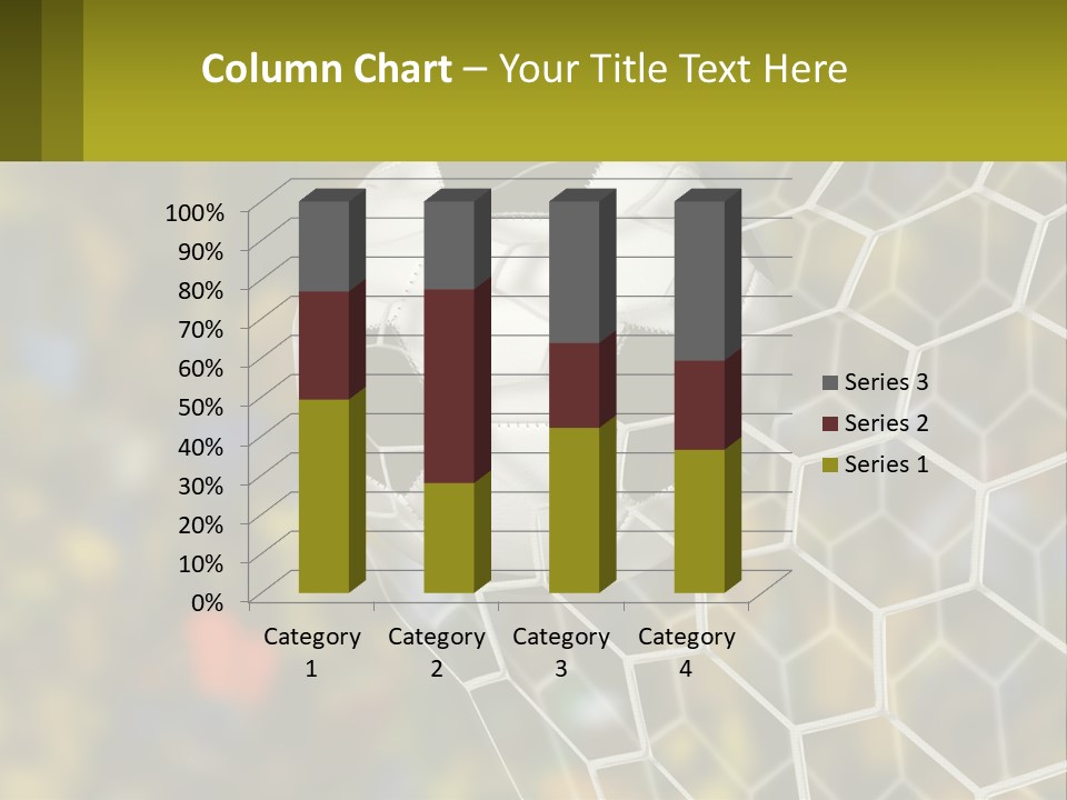 A Soccer Ball In The Net With A Crowd In The Background PowerPoint Template