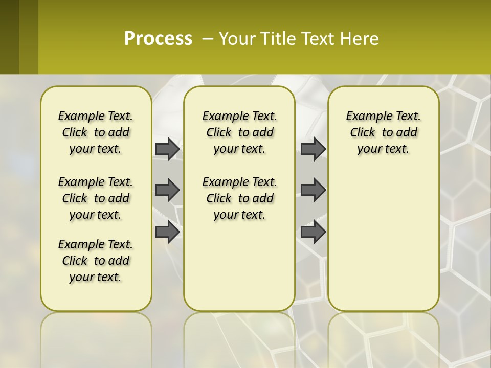 A Soccer Ball In The Net With A Crowd In The Background PowerPoint Template