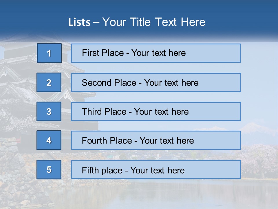 Japanese Style Architecture PowerPoint Template