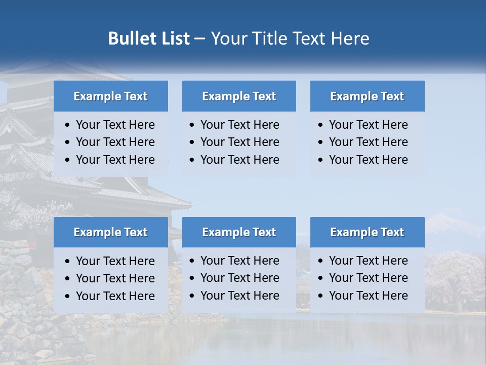 Japanese Style Architecture PowerPoint Template