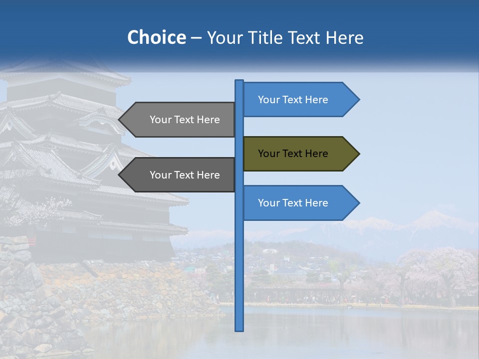 Japanese Style Architecture PowerPoint Template