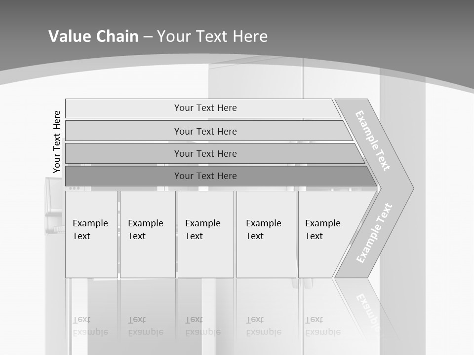 A White Refrigerator Freezer Sitting Next To A Stove Top Oven PowerPoint Template