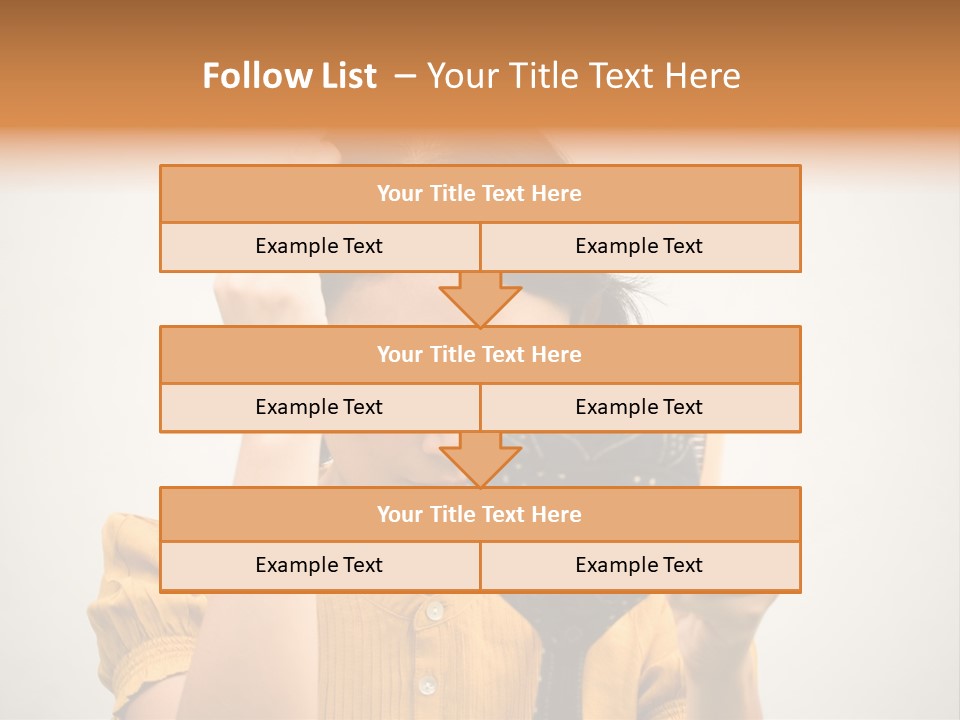 A Woman Is Holding A Hair Brush And Comb PowerPoint Template