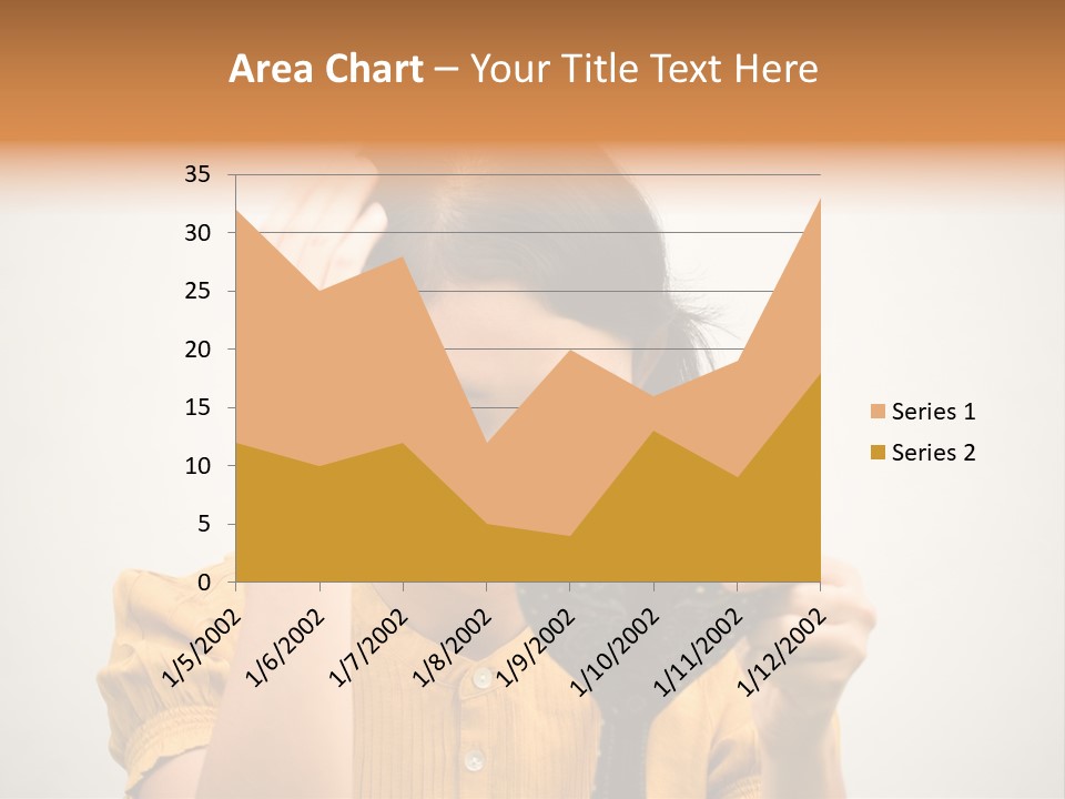 A Woman Is Holding A Hair Brush And Comb PowerPoint Template