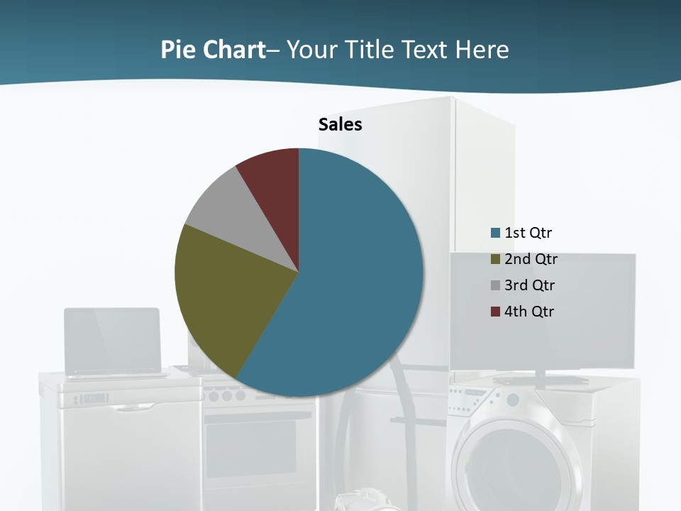 A Bunch Of Appliances That Are In A Room PowerPoint Template