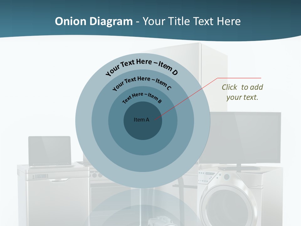 A Bunch Of Appliances That Are In A Room PowerPoint Template