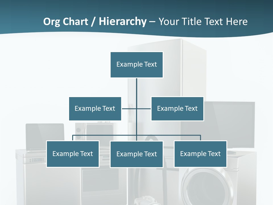 A Bunch Of Appliances That Are In A Room PowerPoint Template